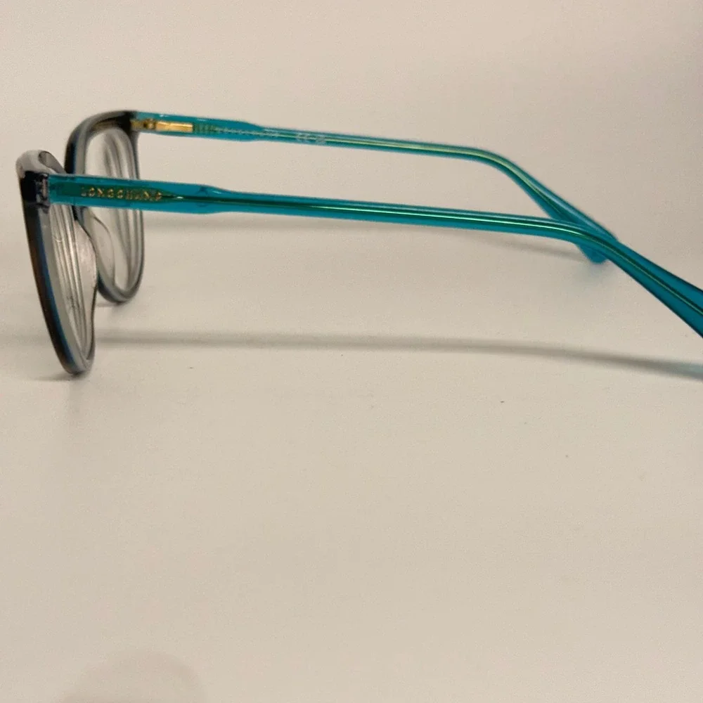 Longchamp LO2717 220 Eyeglasses Tortoise‎ Teal Cat Eye Frames 53-16-140 Womens